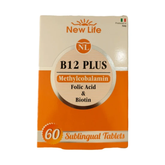 New Life B12 Plus Methyl Folik Asit ve Biotin 60 Tablet