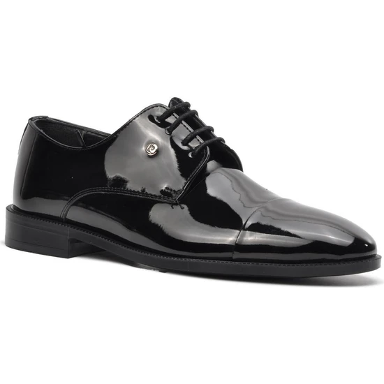Pierre Cardin 7028 Siyah Rugan Deri Erkek Klasik Ayakkabı
