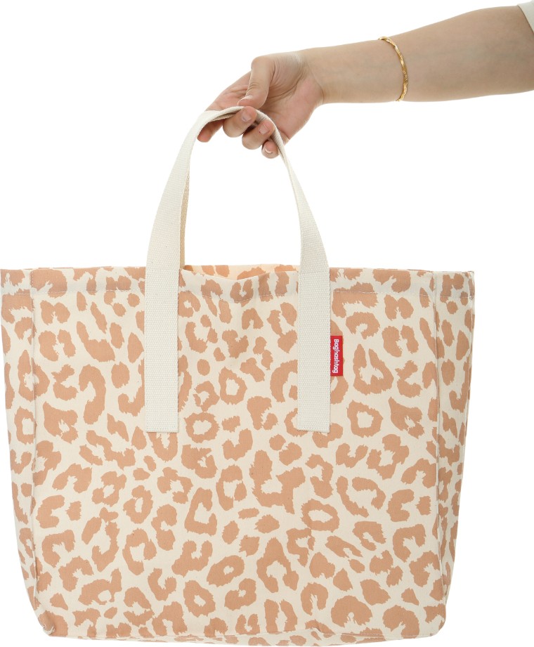 Baghashtag Soft Leopar Baskılı Bez Çanta görsel 3