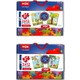 Lisinya LISINYA247 4 Set - 48 Parça  Zurafa ve Elmacı Ayı 3+ Keçe Yapboz - 3 Yaş Puzzle