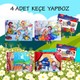 Lisinya LISINYA247 4 Set - 96 Parça  Müzik ve Sahne 5+ Keçe Yapboz - 5 Yaş Puzzle