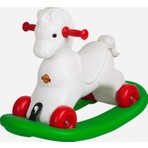 Moli Toys Sallanan At Çocuklar İçin Güvenli Oyun Arkadaşı 2-4 Yaş Beyaz Plastik