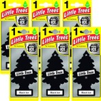 Little Trees Asma Oto Kokusu Black Ice 6 Adet Kötü Kokuları Yok Eden Şeffaf Ambalaj