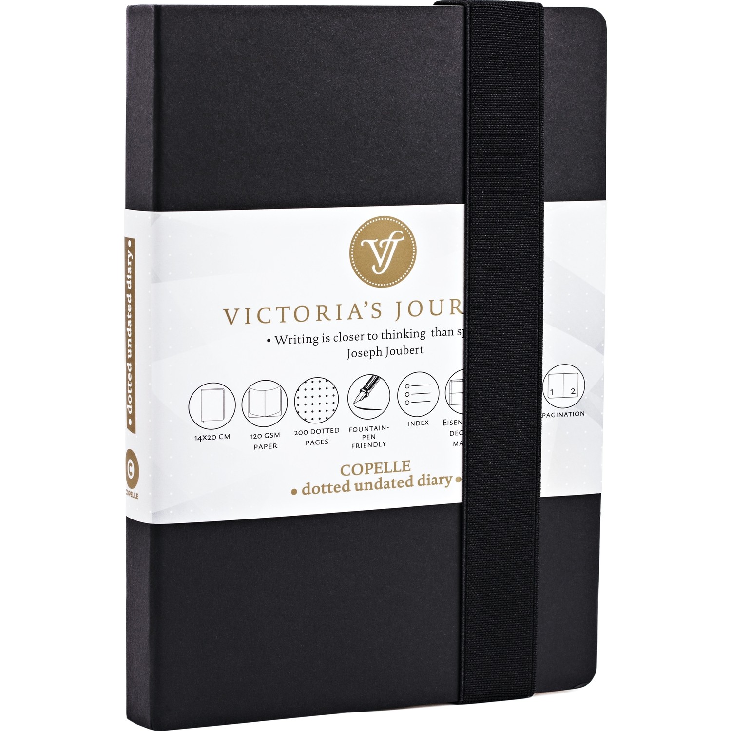 Victoria S Journals Copelle Bloknot Siyah Fiyati