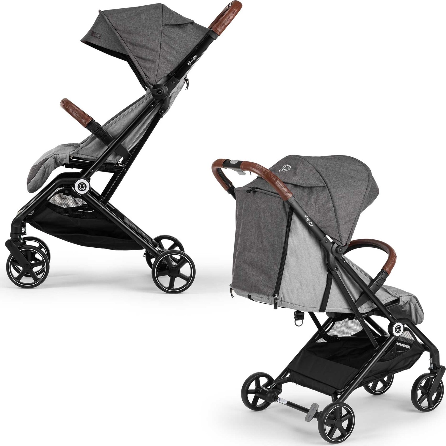 Elele Plane Kabin Tipi Bebek Arabası SiyahGri Fiyatı