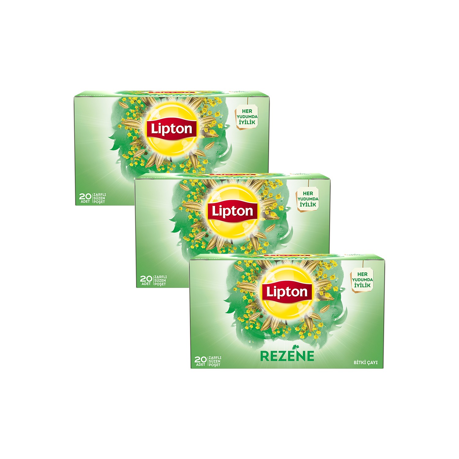 Lipton Bardak Poşet Bitki Çayı Rezene 20�Li x 3 Adet Fiyatı