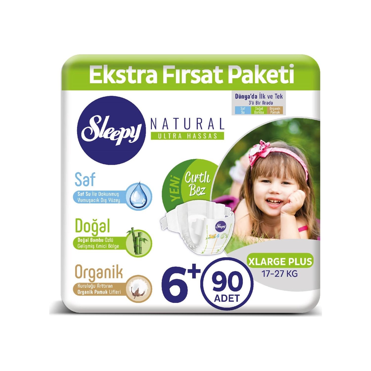 Sleepy Bebek Bezi Ektra Fırsat Paketi 6+ Numara X Large Fiyatı
