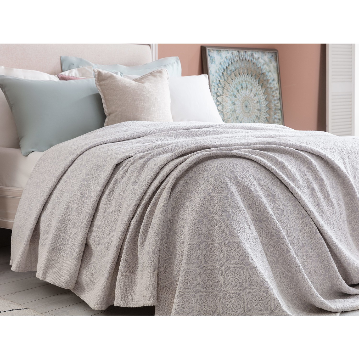 Madame Coco Elita King Size Yatak Örtüsü Açık Mürdüm Fiyatı