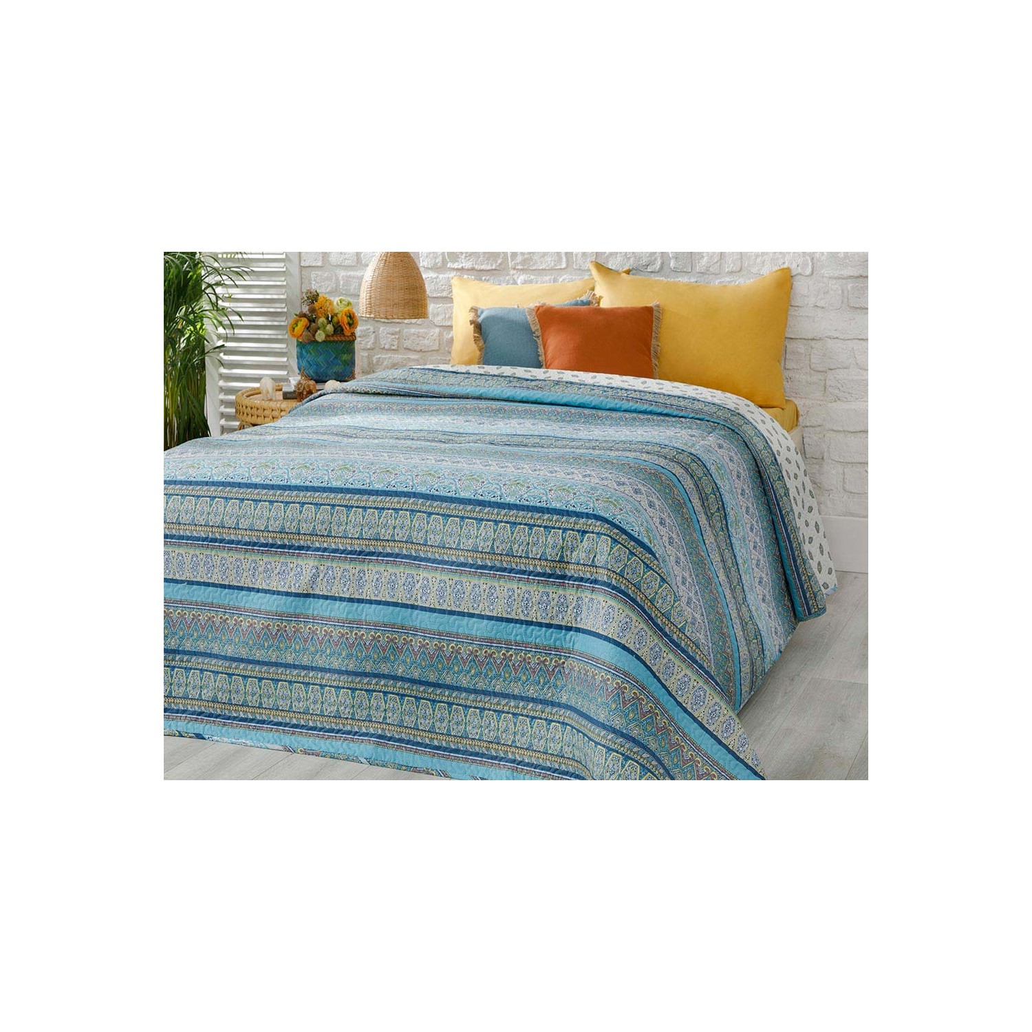 Englısh Home Giles Tek Kişilik Çok Amaçlı Yatak Örtüsü 160