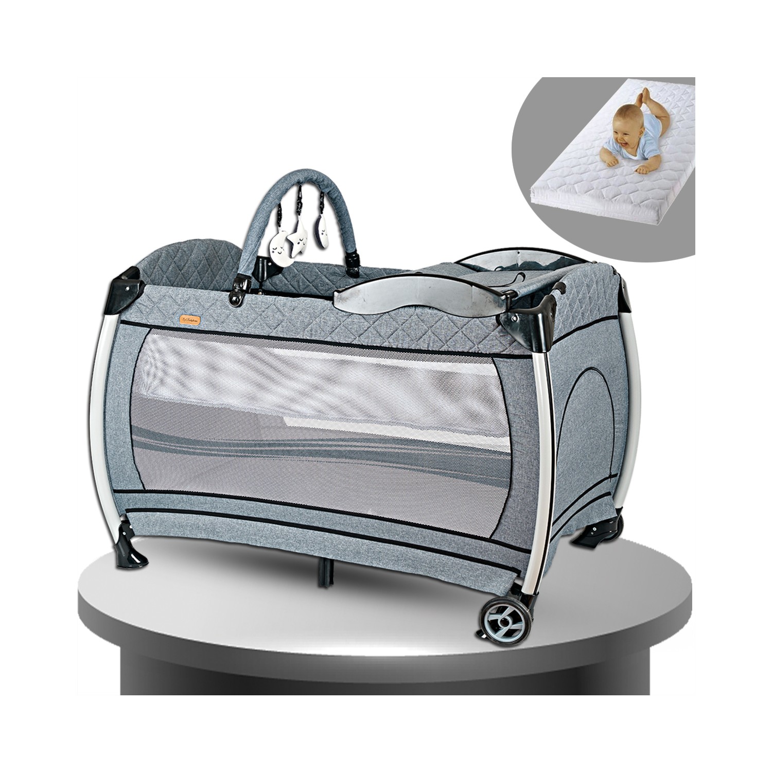 Baby Home 600 Nanny 70x110 Bebek Oyun Parkı Park Yatak Beşik Fiyatı