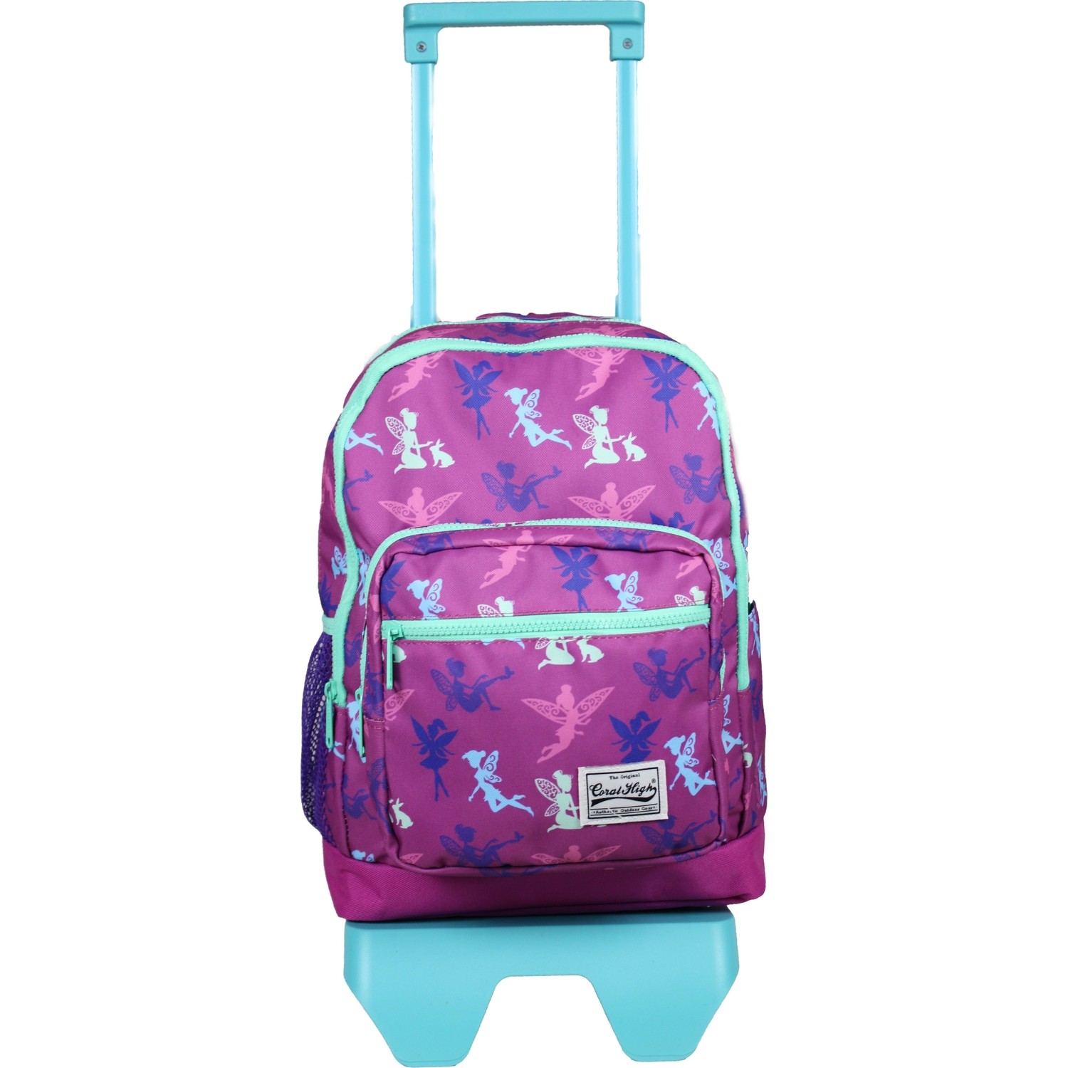 monogrammed rolling backpack