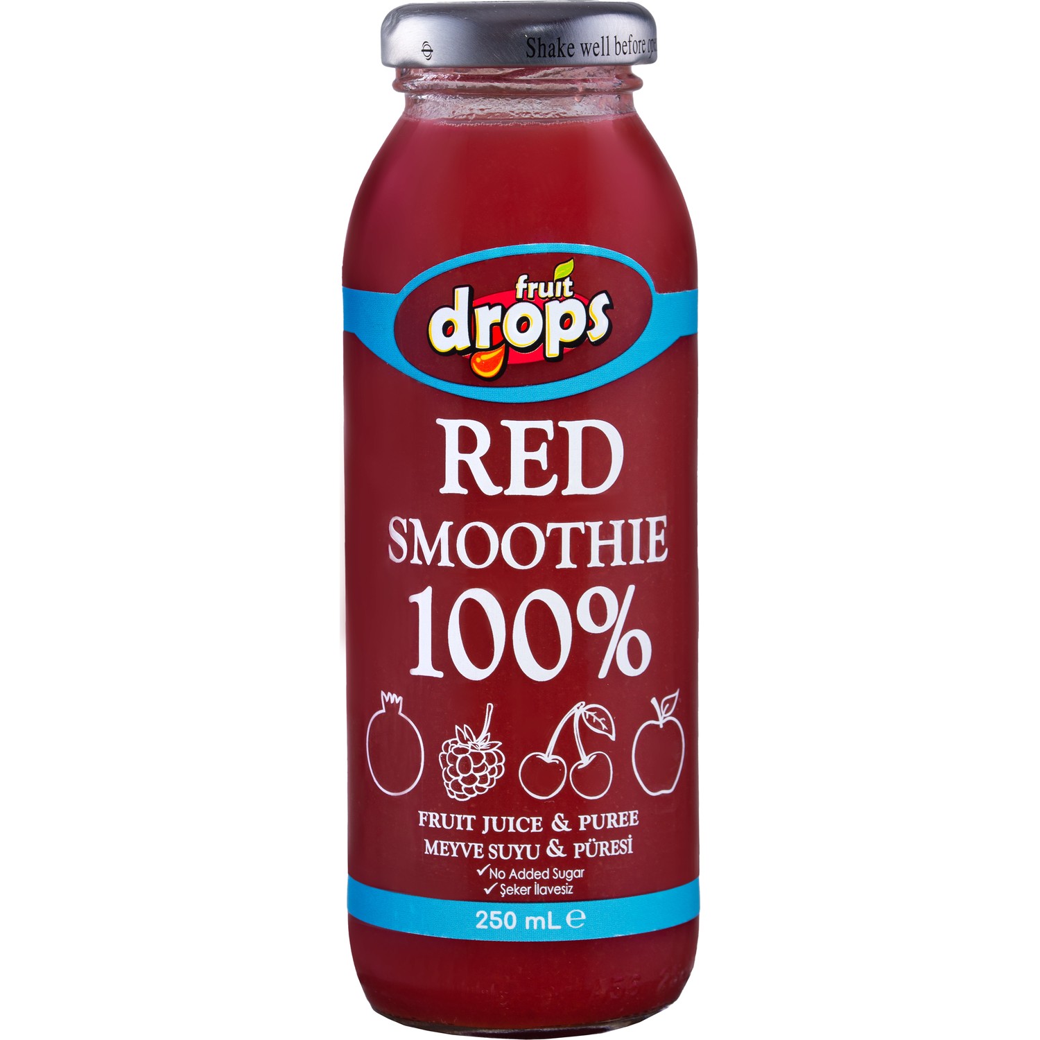 Fruit Drops 100 Red Smoothie, 250 ml Fiyatı Taksit Seçenekleri