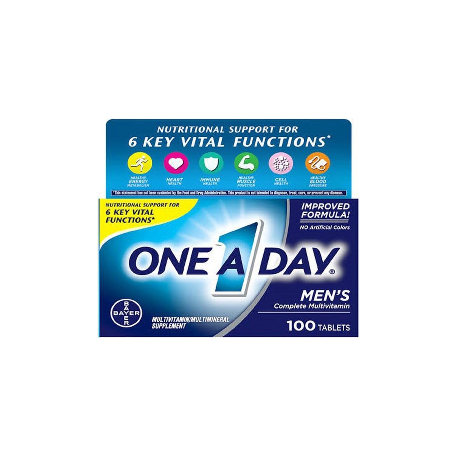 Bayer One A Day Men's 100 Tablet Multivitamin Multimineral Fiyatı