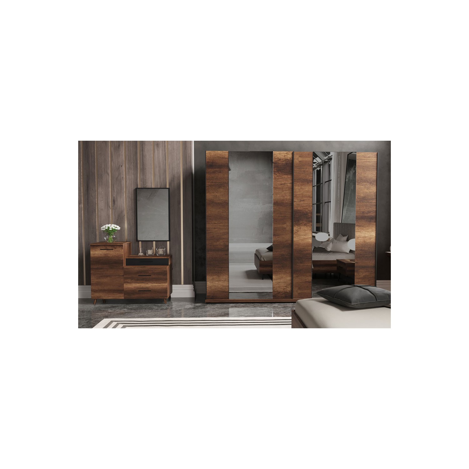 Evmoda Mobilya Roma Modern Yatak Odası Takımı Fiyatı