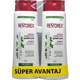 Restorex Yağlı Saçlar Için Şampuan 500 ml 2'li