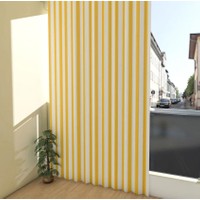Laris Balkon Perdesi Laris Balkon Brandası Sarı Beyaz 160x200 cm