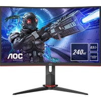 AOC C27G2ZE/BK 27" 240Hz 0.5 ms (HDMI+Display) FreeSync Full HD Curved LED Monitör