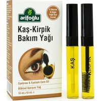 Arifoğlu Kaş Kirpik Bakım Yağı 10+10ML (Doğal E Vitaminli Organik Argan Yağlı)