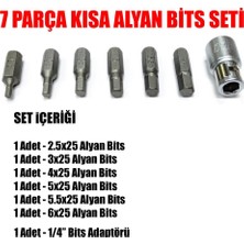 Site Hırdavat 7 Parça Adaptörlü Allen Bits Seti