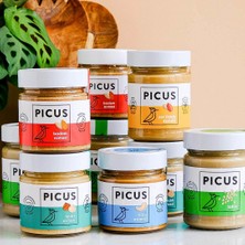 Picus Doğal Ezmeler Paketi (Fıstık Ezmesi, Badem Ezmesi, Kaju Ezmesi, Fındık Ezmesi, Tahin) - 1,1 kg