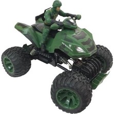 Beren Uzaktan Kumandalı 1:10 4WD Military 689-352 Askeri Jeep