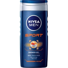 Nivea Men Duş Jeli 250 ml Sport 6'lı Paket