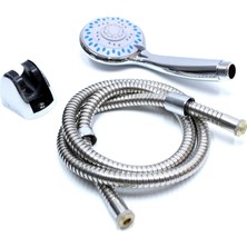 Arçe Fonksiyonlu Mafsallı Duş Başlığı Spiral Hortum Mafsallı Duş Seti