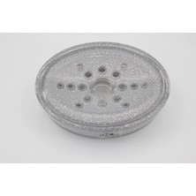 İndecor Katı Sabunluk Simli İndecor Akrilik Ind590