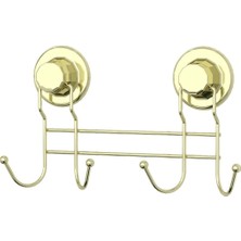 Tekno-tel Delme Vida Matkap Yok! Vakumlu 4'Lü Askılık Altın Dm252