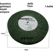 Yıldırım Zımparalı Keçe Kuyumcu Gümüşçü Parlatma Polisaj