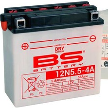 BS Battery 12N5.5-4A (Dry) Motorsiklet Aküsü
