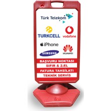 ReklamEdiyoruz Karışık Reklam ve Yönlendirme Uyarı Dubasi A Tabela Kırmızı