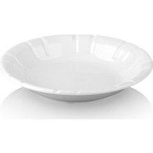 Plastport Kırılmaz Oluklu Çukur Tabak 17 cm - 6 Adet