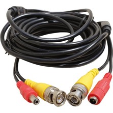 Powermaster Bnc-Bnc Kablo+Power Kablo Dişi-Erkek Jack'lı - 15M