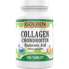 Golden Arizona Collagen Chondroitin 180 Tablet Hyaluronic Acid Magnezyum Sitrat Vitamin C