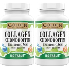 Golden Arizona Collagen Chondroitin 2 Kutu 360 Tablet Hyaluronic Acid Vitamin C Magnezyum Sitrat