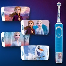 Oral-B Çocuklar İçin Şarj Edilebilir Diş Fırçası D100 Vitality Frozen Özel Seri + Seyahat Kabı