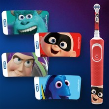 Oral-B Çocuklar İçin Şarj Edilebilir Diş Fırçası D100 Vitality Pixar Özel Seri + Seyahat Kabı