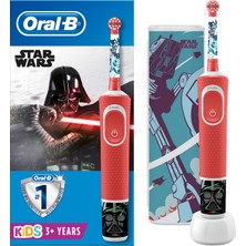 Oral-B D100 Vitality Star Wars Özel Seri Çocuklar İçin Şarj Edilebilir Diş Fırçası + Seyahat Kabı Hediyeli