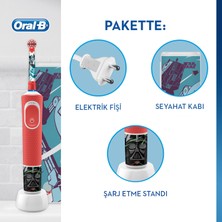 Oral-B D100 Vitality Star Wars Özel Seri Çocuklar İçin Şarj Edilebilir Diş Fırçası + Seyahat Kabı Hediyeli