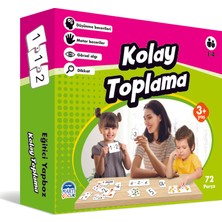 Kolay Toplama - Eğitici Öğretici Yapboz 72 Parça 3+ Yaş