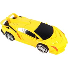 Can Oyuncak Robota Dönüşen Pilli Sesli Işıklı Lamborghini Oyuncak Araba