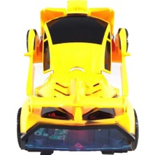 Can Oyuncak Robota Dönüşen Pilli Sesli Işıklı Lamborghini Oyuncak Araba