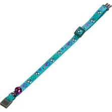 Karlie Kedi Boyun Tasma Çıngıraklı 30 cm Turkuaz