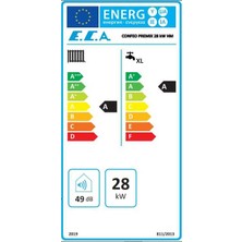 E.C.A Confeo Premix 28/28 Kw (24.000 Kcal) Tam Yoğuşmalı Kombi