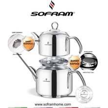 Sofram Soft Küçük Boy Çelik Çaydanlık Takımı