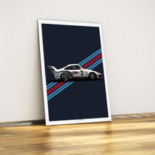 Javvuz - Porsche 935 Martini - Metal Tabela Poster