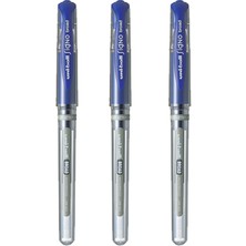 Uni Imza Kalemi Mavi 1 mm   3'lü