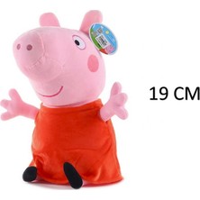 Peppa Pig Pelüş + 4'lü Peppa Pig Figür Seti 19 cm