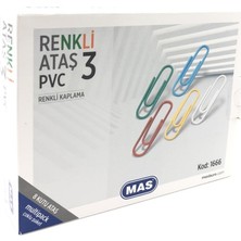 Mas 1666 Renkli Ataş Pvc 8'li